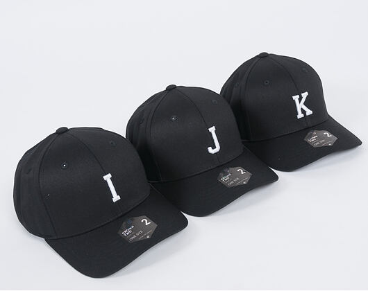 Kšiltovka State of WOW ALPHABET - Juliet Baseball Cap Crown 2 Black/White Strapback