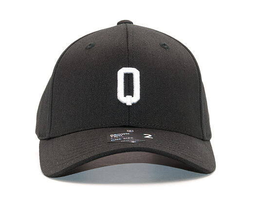 Kšiltovka State of WOW ALPHABET - Quebec Baseball Cap Crown 2 Black/White Strapback