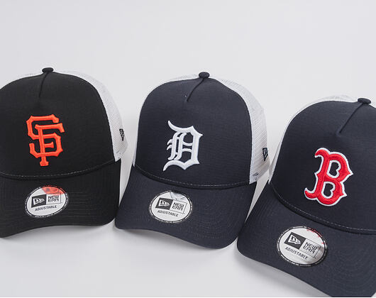 Kšiltovka New Era  Team Essential Boston Red Sox 9FORTY A-FRAME TRUCKER  Official Team Color /