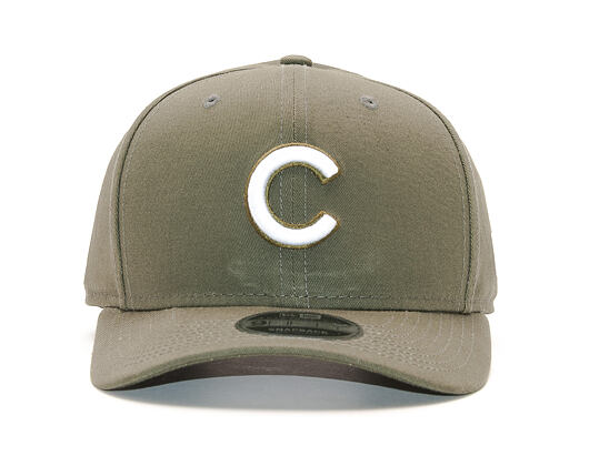 Kšiltovka New Era   Pre Curved  Chicago Cubs 9FIFTY Snapback New Olive / Optic White