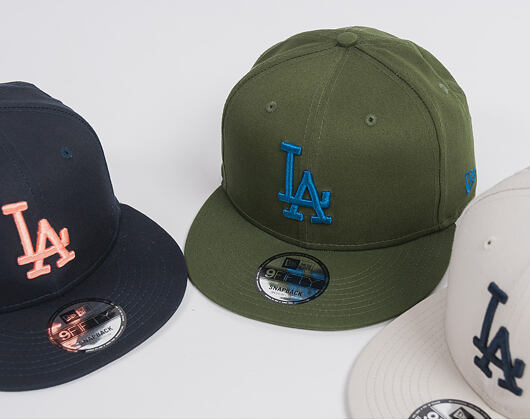 Kšiltovka New Era   League Essential Los Angeles Dodgers 9FIFTY Snapback Stone / Navy