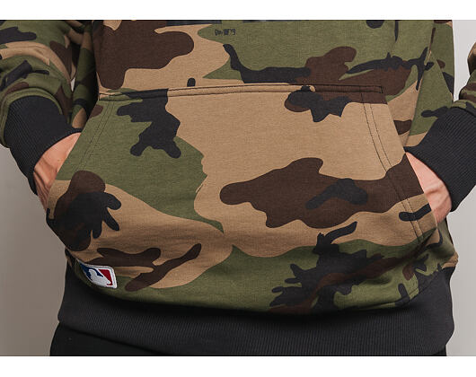 Mikina S Kapucí New Era Team Apparel Ft Print Hoody Los Angeles Dodgers Woodland Camo