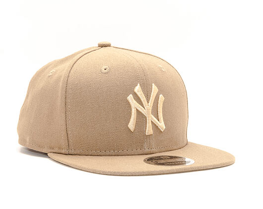 Kšiltovka New Era Original Fit Canvas New York Yankees 9FIFTY Camel Snapback
