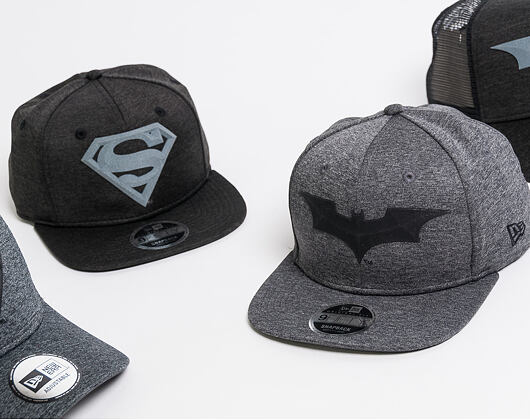 Kšiltovka New Era Original Fit Concrete Jersey Batman 9FIFTY Heather Gray/Black Snapback