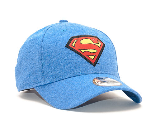 Dětská Kšiltovka New Era Character Jersey Superman 9FORTY Youth Blue Azzure Strapback