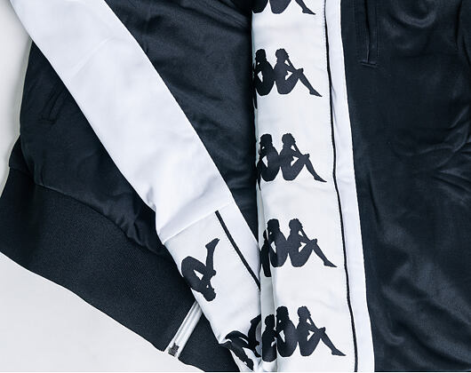 Mikina Kappa Banda 10 Ahran Black/White