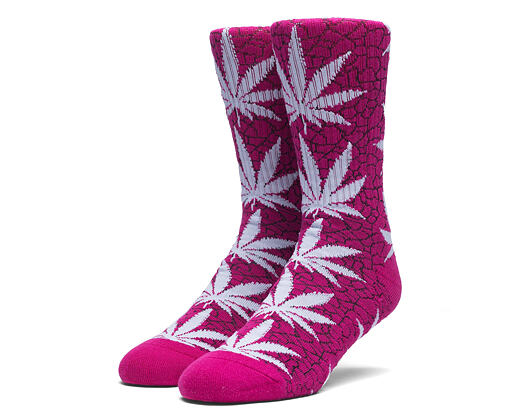 Ponožky HUF Quake Plantlife Pink