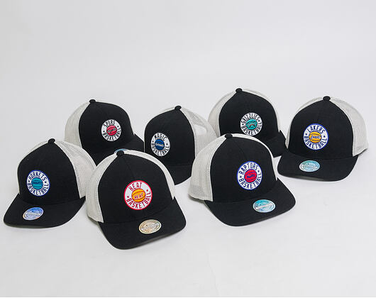 Kšiltovka Mitchell & Ness Patch 110 Flex-Snap SB Miami Heat Black/White Snapback
