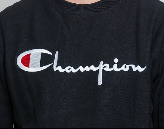 Mikina Champion Crewneck Sweatshirt Classic Logo Black