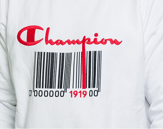 Mikina Champion Crewneck Sweatshirt Maxi Unisex White