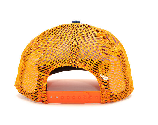 Kšiltovka Prague Lions A Frame Essential Trucker Navy/Orange Snapback