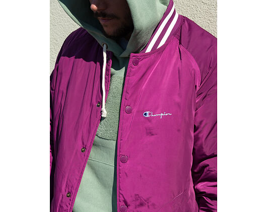 Bunda Champion Bomber Jacket Purple/White