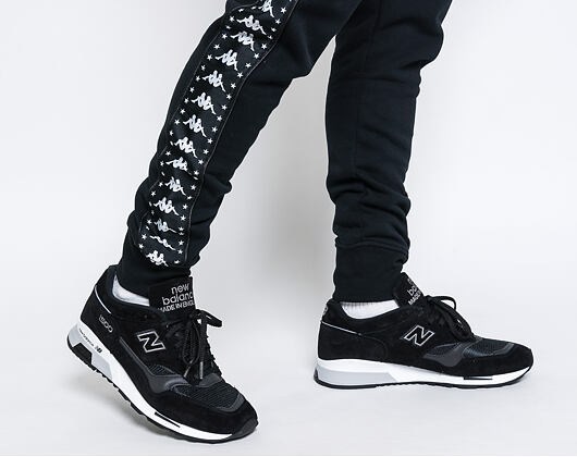 Tepláky Kappa Authentic Amsag Black/White