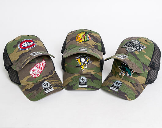 Kšiltovka 47 Brand Pittsburgh Penguins Camo Branson MVP Snapback
