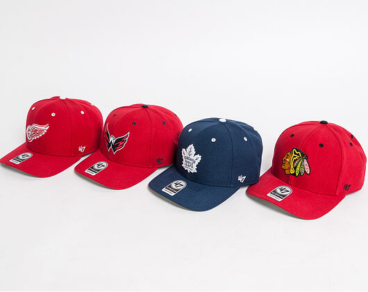 Kšiltovka 47 Brand Washington Capitals Audible MVP DP Red Strapback