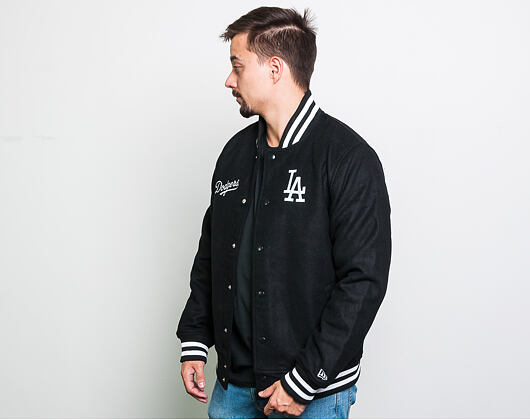 Bunda New Era Los Angeles Dodgers Team Apparel Bomber Black