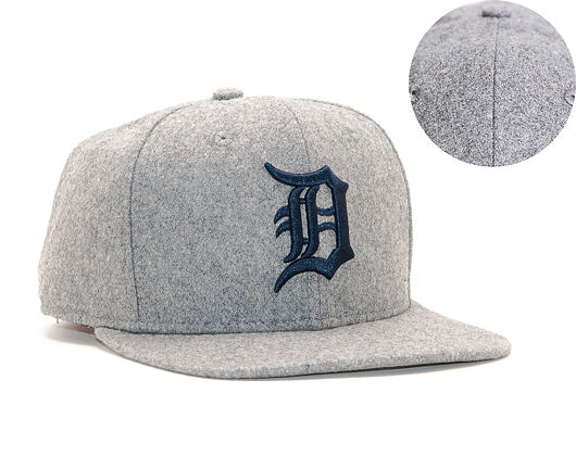 Kšiltovka New Era 9FIFTY Detroit Tigers Winter Utility Melton Grey/Navy Snapback