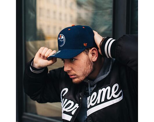 Kšiltovka 47 Brand Edmonton Oilers Audible MVP DP Light Navy Strapback