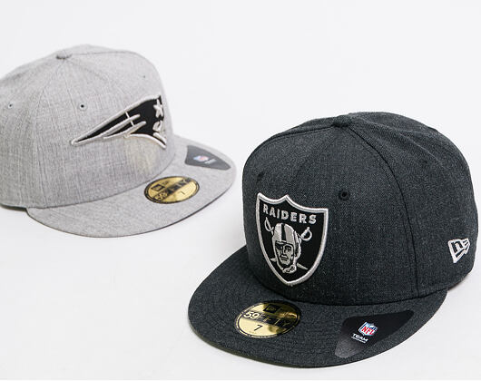 Kšiltovka New Era 59FIFTY New England Patriots Heather Grey