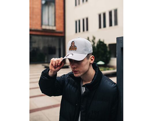 Kšiltovka New Era 9FORTY A-Frame Star Wars Chubacca Gray Snapback