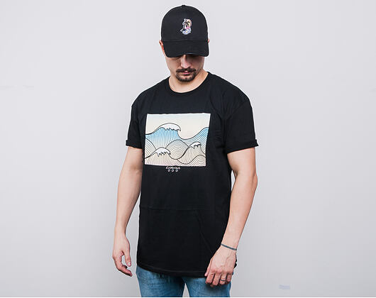 Triko Pink Dolphin Tsunami Tee Black