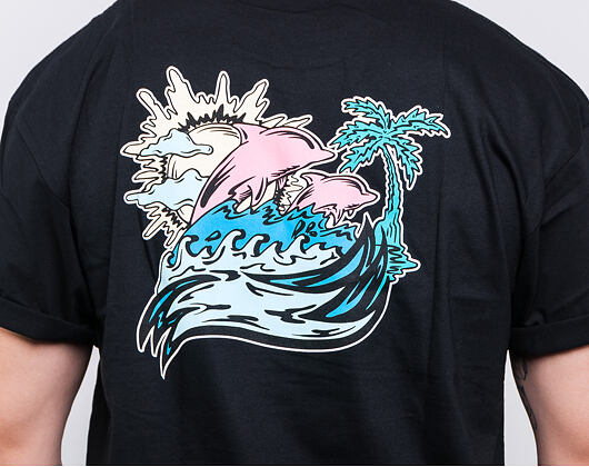 Triko Pink Dolphin Roll Tide Tee Black