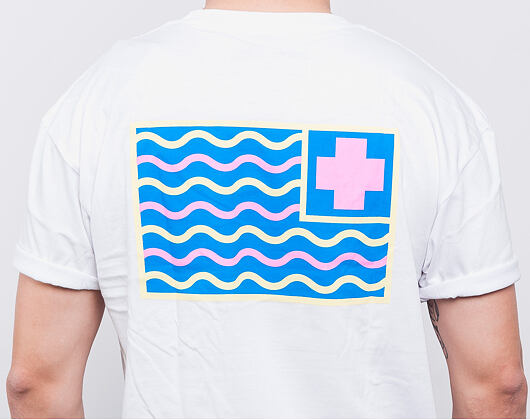 Triko Pink Dolphin Pocket P Tee White