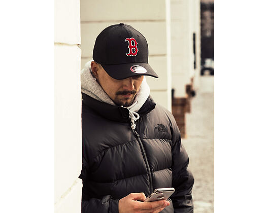 Kšiltovka New Era 9FIFTY MLB Stretch-Snap Boston Red Sox - Black