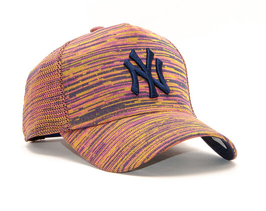Kšiltovka New Era 9FORTY A-Frame New York Yankees Engineered Fit Navy/Pink/Purple Snapback