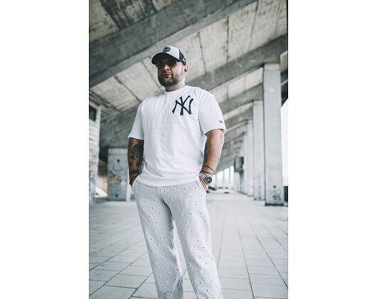 Triko New Era New York Yankees Oversized Logo XL Tee White