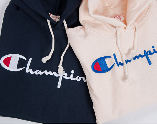 Mikina Champion Hooded Sweatshirt Brushed Fleece Navy 215210 (215159) NNY BS501