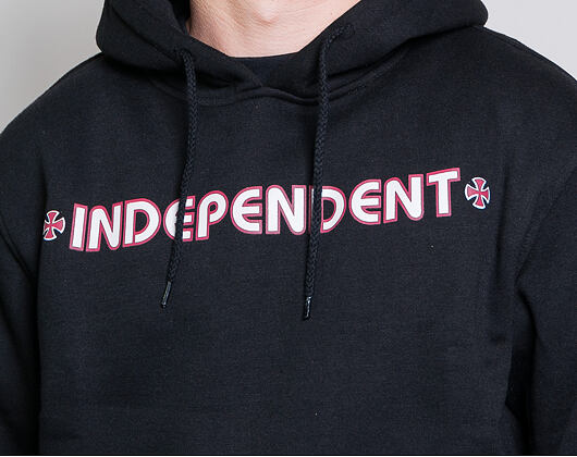 Mikina Independent Bar Cross Hoody Black