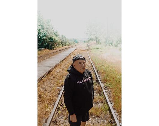 Mikina Independent Bar Cross Hoody Black