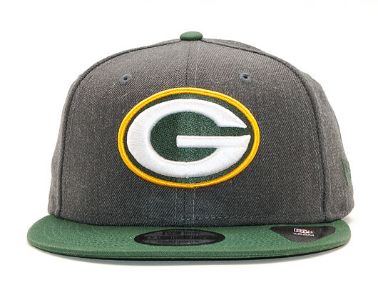 Kšiltovka New Era 9FIFTY Green Bay Packers Grey Heather/OTC Snapback