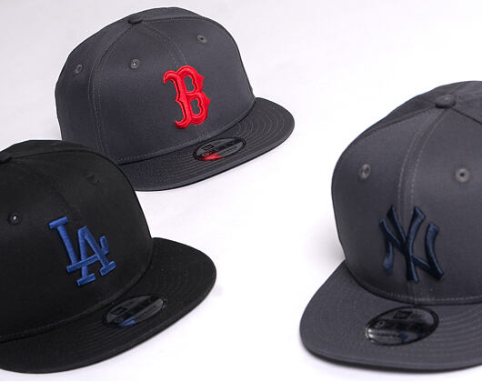Kšiltovka New Era 9FIFTY Boston Red Sox Grey Heather/Scarlet Snapback