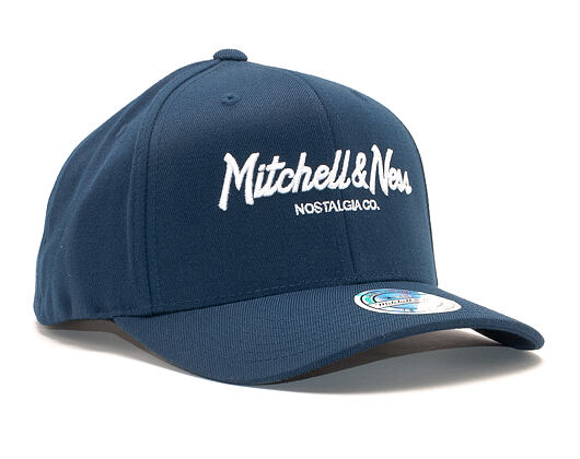Kšiltovka Mitchell & Ness Pinscript High Crown 110 Navy/White Snapback