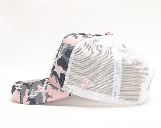 Kšiltovka New Era 9FORTY A-Frame Trucker New York Yankees Pink Camo