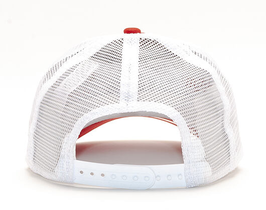 Kšiltovka New Era 9FORTY A-Frame Trucker Los Angeles Dodgers League Essential Scarlet/White