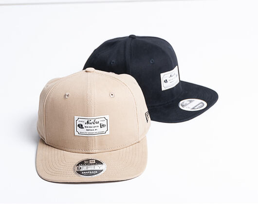 Kšiltovka New Era 9FIFTY Original Fit Script Patch Camel