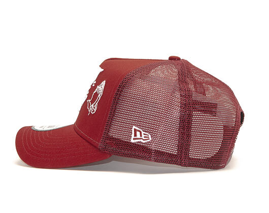 Kšiltovka New Era 9FORTY A-Frame Trucker Script Red/White