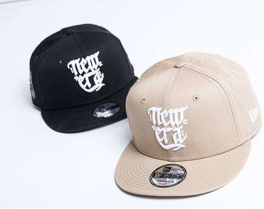 Kšiltovka New Era 9FIFTY Script Camel/White
