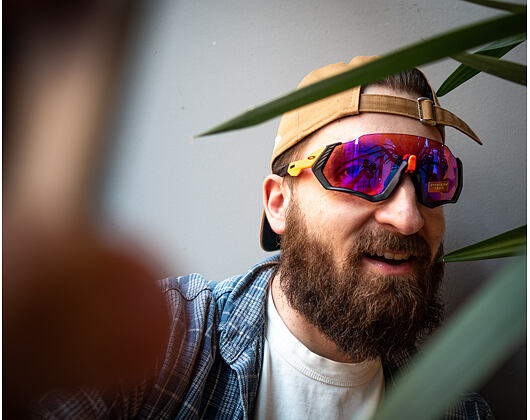 Brýle Oakley Flight Jacket Matte Steel/Prizm Trail Torch