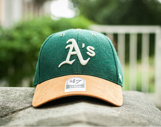 Kšiltovka 47 Brand MVP Oakland Athletics Willowbrook Dark Green/Brown