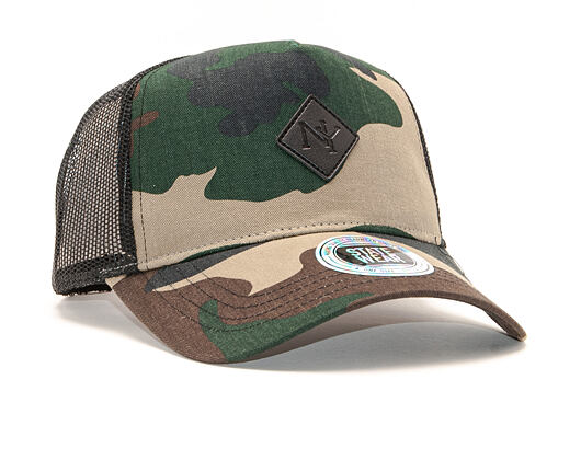 Kšiltovka STATEWEAR Fortham Trucker Cap Camo Snapback