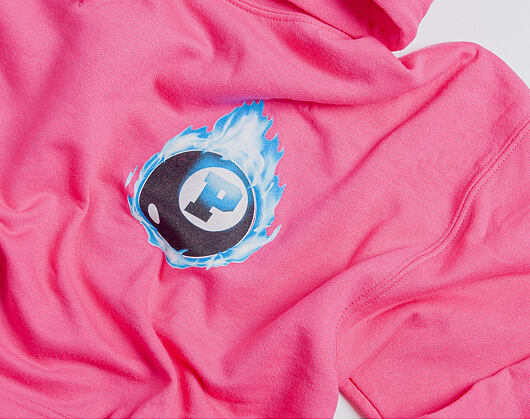 Mikina Pink Dolphin 8Ball Flame Pink
