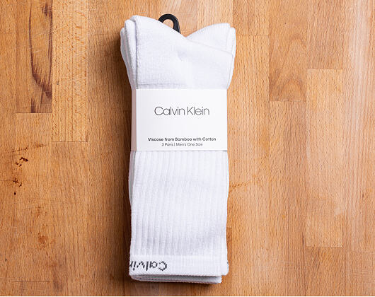 Ponožky Calvin Klein Athletic White 3 Pack E93008-10
