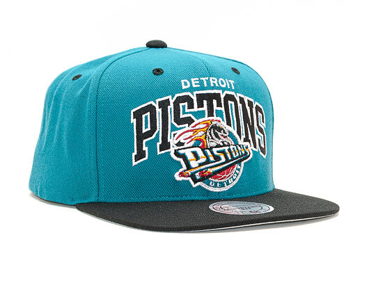 Kšiltovka Mitchell & Ness INTL226 Detroit Pistons HWC Team Arch Snapback