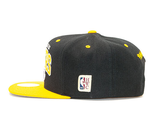 Kšiltovka Mitchell & Ness Team Arch 2 Tone Snapback Los Angeles Lakers Black / Yellow