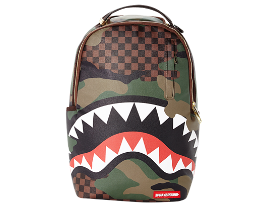 Batoh Sprayground Checkered Camo Shark Backpack B2201