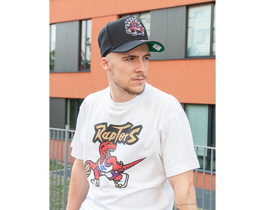 Triko Mitchell & Ness Toronto Raptors Gold Dribble White